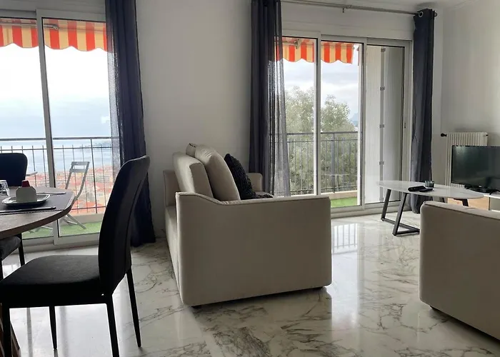 4 Personnes Avec Magnifique Vue * Mentone